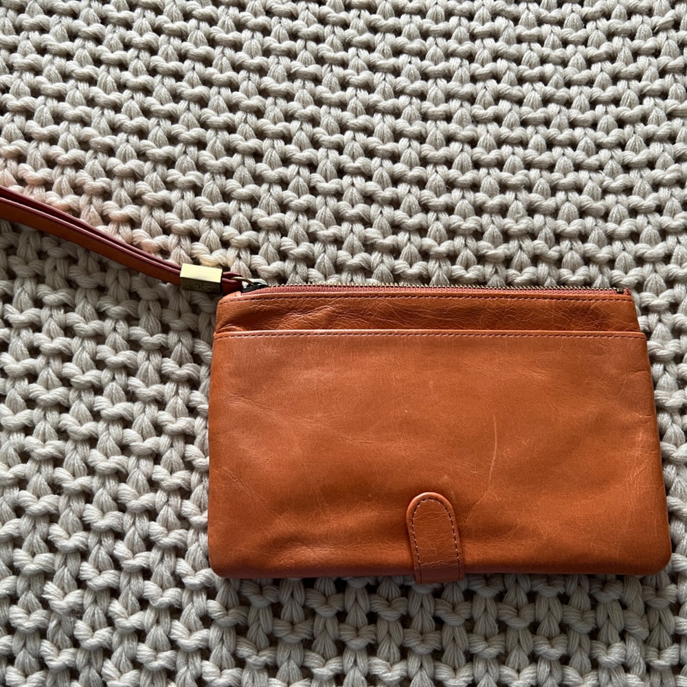 HOBO wristlet leather wallet